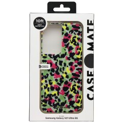 Защитный чехол Case-Mate Tough Prints для Samsung Galaxy S21 Ultra (G998) - Neon Cheetah