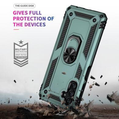 Защитный чехол Deexe Armor Case для Samsung Galaxy A13 5G - Blackish Green