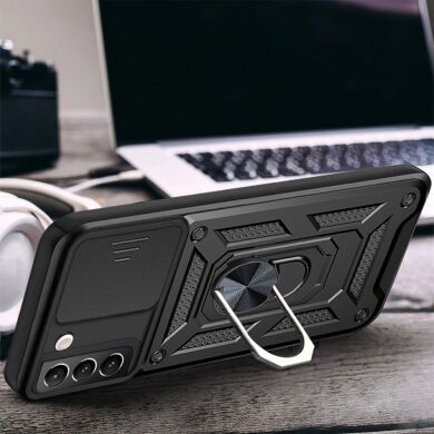 Защитный чехол Deexe Armor Shield для Samsung Galaxy S22 (S901) - Black