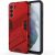 Защитный чехол Deexe Bibercas для Samsung Galaxy S21 FE (G990) - Red