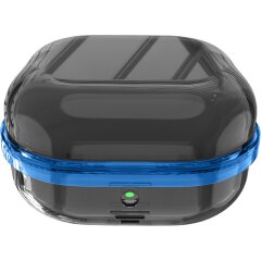 Защитный чехол Deexe Clear Guard для Samsung Galaxy Buds 4 / Buds 4 Pro - Blue / Black