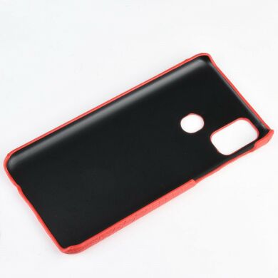 Защитный чехол Deexe Croco Style для Samsung Galaxy M30s (M307) / Galaxy M21 (M215) - Red