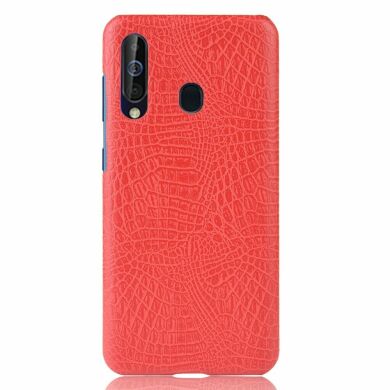 Защитный чехол Deexe Croco Style для Samsung Galaxy M40 - Red