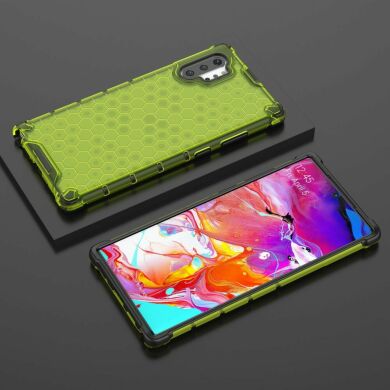 Защитный чехол Deexe Honeycomb Series для Samsung Galaxy Note 10+ (N975) - Green
