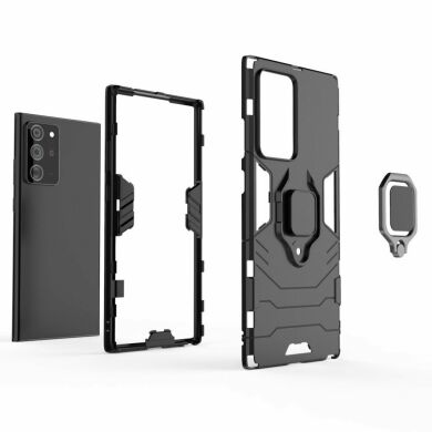 Защитный чехол Deexe Hybrid Case для Samsung Galaxy Note 20 Ultra (N985) - Black