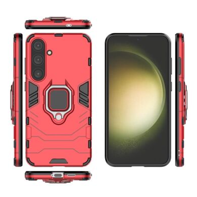 Защитный чехол Deexe Hybrid Case для Samsung Galaxy S24 Plus - Red
