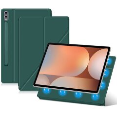Защитный чехол Deexe Magnetic Case для Samsung Galaxy Tab S10 Plus - Green