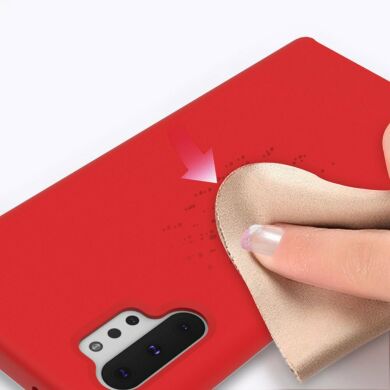 Захисний чохол Deexe Silicone Case для Samsung Galaxy Note 10+ (N975) - Red
