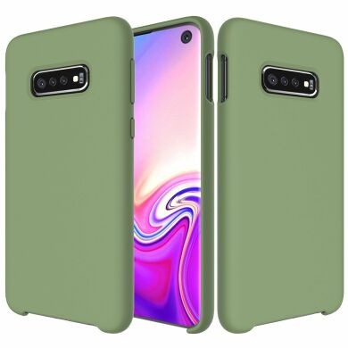 Захисний чохол Deexe Silicone Case для Samsung Galaxy S10e (G970) - Green