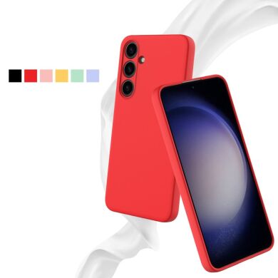 Защитный чехол Deexe Silicone Case для Samsung Galaxy S24 Plus - Red