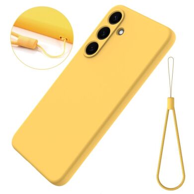 Защитный чехол Deexe Silicone Case для Samsung Galaxy S25 (S931) - Yellow