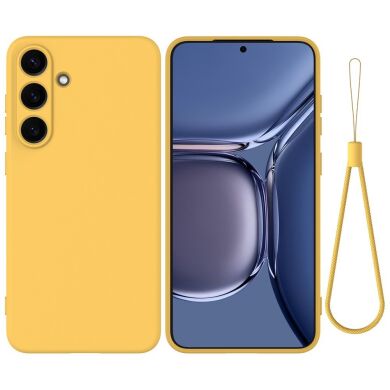 Защитный чехол Deexe Silicone Case для Samsung Galaxy S25 (S931) - Yellow