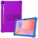 Захисний чохол Deexe Silicone Kickstand для Samsung Galaxy Tab S10 Lite (X400/X406) - Purple