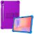 Защитный чехол Deexe Silicone Kickstand для Samsung Galaxy Tab S10 Lite (X400/X406) - Purple