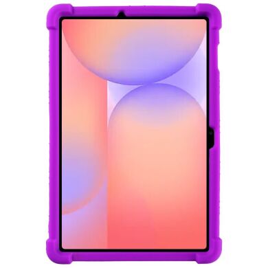Захисний чохол Deexe Silicone Kickstand для Samsung Galaxy Tab S10 Lite (X400/X406) - Purple