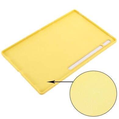 Захисний чохол Deexe Silicone Shell для Samsung Galaxy Tab S10 Ultra - Yellow