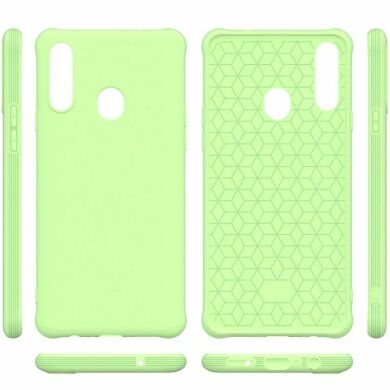 Захисний чохол Deexe Soft Cover для Samsung Galaxy A20s (A207) - Green