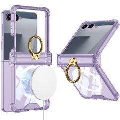 Защитный чехол GKK AirBag Mag with Ring для Samsung Galaxy Flip 7 - Light Purple