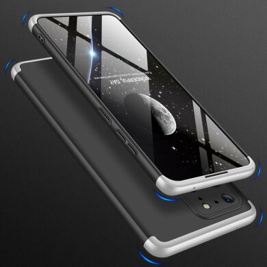 Захисний чохол GKK Double Dip Case для Samsung Galaxy S20 Ultra (G988) - Black / Silver