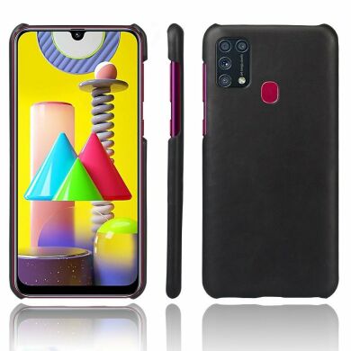 Защитный чехол KSQ Leather Cover для Samsung Galaxy M31 (M315) - Black