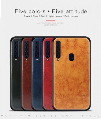Захисний чохол MOFI Leather Cover для Samsung Galaxy A9 2018 (A920), Red