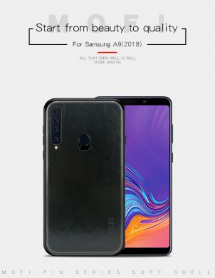 Защитный чехол MOFI Leather Cover для Samsung Galaxy A9 2018 (A920) - Brown
