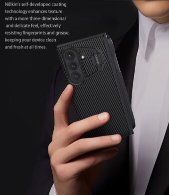 Защитный чехол NILLKIN CamShield Prop Magnetic (FF) для Samsung Galaxy Fold 7 - Black