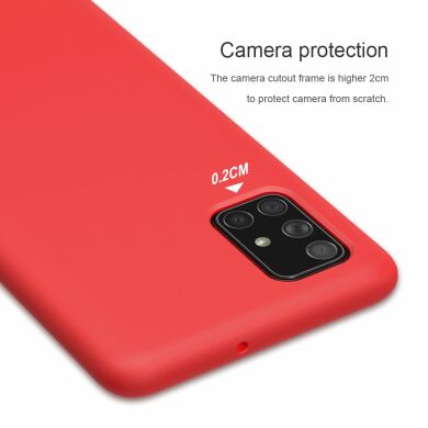 Захисний чохол NILLKIN Flex Pure Series для Samsung Galaxy A71 (A715) - Red
