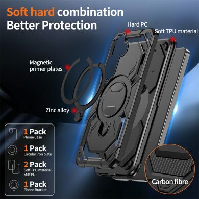 Захисний чохол Reframe Hybrid Magnetic для Samsung Galaxy S26 - Black