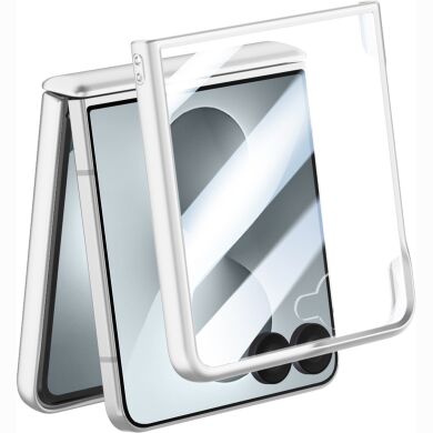 Защитный чехол Reframe Ring Stand Case для Samsung Galaxy Flip 8 - Silver