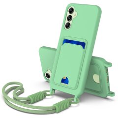 Защитный чехол Reframe Silicone Holder для Samsung Galaxy S24 FE (S721) - Green