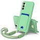 Защитный чехол Reframe Silicone Holder для Samsung Galaxy S24 FE (S721) - Green. Фото 1 из 7