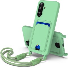 Защитный чехол Reframe Silicone Holder для Samsung Galaxy S25 FE (S731) - Green