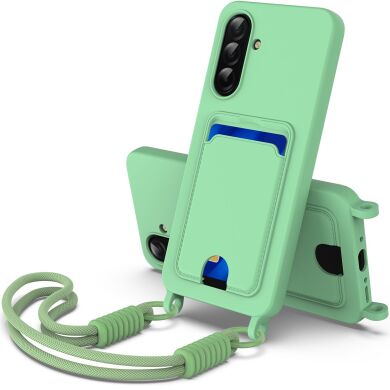 Защитный чехол Reframe Silicone Holder для Samsung Galaxy S25 FE (S731) - Green