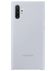 Захисний чохол Silicone Cover для Samsung Galaxy Note 10+ (N975)	 EF-PN975TSEGRU - Silver