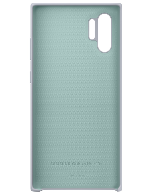 Защитный чехол Silicone Cover для Samsung Galaxy Note 10+ (N975) EF-PN975TSEGRU - Silver