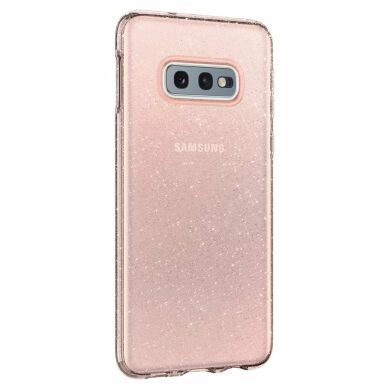 Захисний чохол Spigen (SGP) Liquid Crystal Glitter для Samsung Galaxy S10e (G970) - Rose Quartz