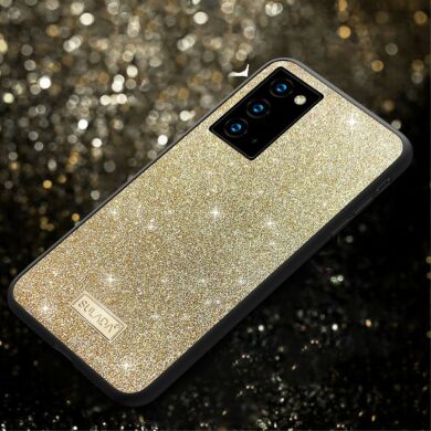 Захисний чохол SULADA Glitter Leather для Samsung Galaxy Note 20 (N980) - Gold
