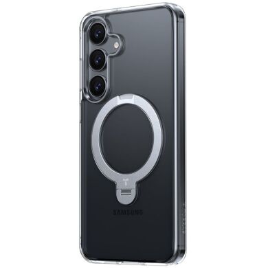 Захисний чохол TORRAS Ostand Spin MagSafe для Samsung Galaxy S25 (S931) - Transparent