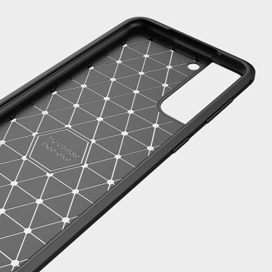 Защитный чехол UniCase Carbon для Samsung Galaxy S21 FE (G990) - Black