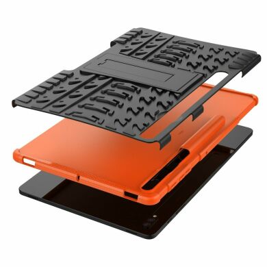 Захисний чохол UniCase Combo для Samsung Galaxy Tab S7 FE / S7 Plus / S8 Plus (T730/736/800/806/970/975) - Orange
