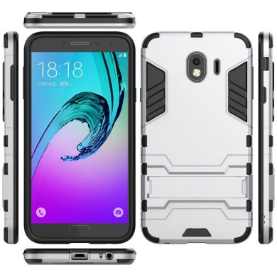 Защитный чехол UniCase Hybrid для Samsung Galaxy J4 2018 (J400) - Silver