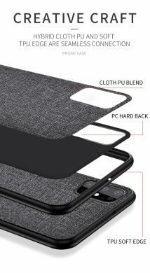 Защитный чехол UniCase Texture Style для Samsung Galaxy S20 (G980) - Black