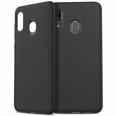 Защитный чехол UniCase Twill Soft для Samsung Galaxy A40 (A405) - Black