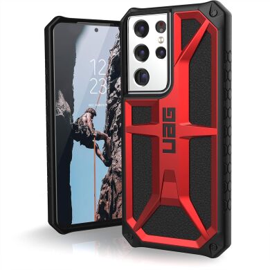 Защитный чехол URBAN ARMOR GEAR (UAG) Monarch для Samsung Galaxy S21 Ultra (G998) - Crimson