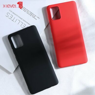 Защитный чехол X-LEVEL Delicate Silicone для Samsung Galaxy A71 (A715) - Red