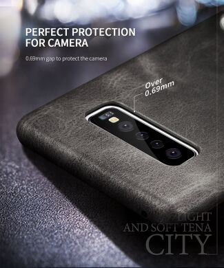 Защитный чехол X-LEVEL Vintage для Samsung Galaxy S10 (G973) - Coffee