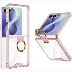 Защитный кейс GKK Aero Pulse для Samsung Galaxy Flip 8 - Transparent Pink