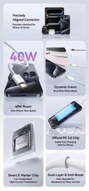 Кабель Baseus Dynamic 4 Type-C to Type-C (5A, 100W, 2m) P10381400112-00 - Black