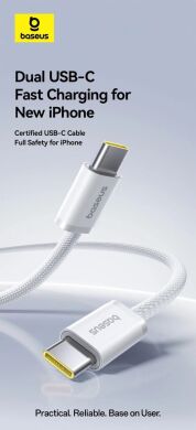 Кабель Baseus Dynamic 4 Type-C to Type-C (5A, 100W, 2m) P10381400112-00 - Black